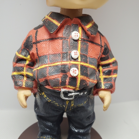 BUDDY LEE JEANS Bobble Head DOLL Advertising Dungarees Since 1889 CAN’T BUST’EM - Picture 3 of 7